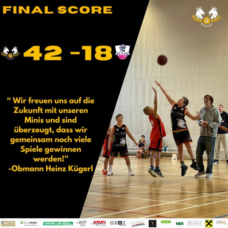 Unser erstes U10 Spiel 🏀